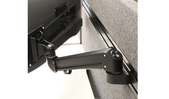 Monitorhalter-55 Elevate mit Gasdruckfeder für Uniform Rail Montageschiene
