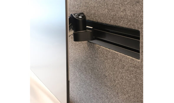 Monitorhalter-55 Elevate mit Gasdruckfeder für Uniform Rail Montageschiene