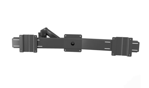 DUO-Monitorhalter-59 Elevate mit Gasdruckfeder für Uniform Rail Montageschiene