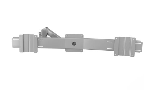 DUO-Monitorhalter-59 Elevate mit Gasdruckfeder für Uniform Rail Montageschiene