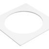 „PF01W“ - Metallrahmen PowerDot Frame-01 für 1x PowerDot Mehrzweckdose, Weiß