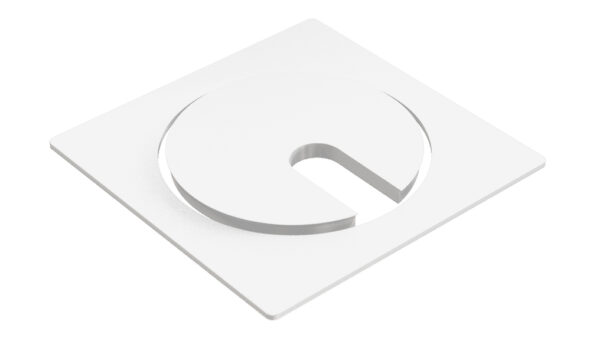 „PFCW“ - Metalldeckel PowerDot Lid-01 für PowerDot Mehrzweckdose, Weiß