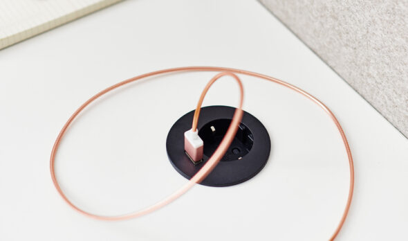 „PM61“ - PowerDot MIDI Compact Mehrzweckdose Ø 60 mm - ohne einstellbare Tiefen, Schwarz