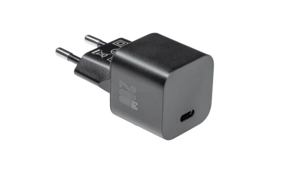 „PUSBC20“ - Axessline USB-C Ladegerät mit 20W zum schnellen Laden, Schwarz