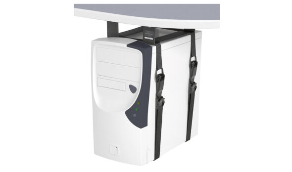 „CS18“ - CPU-Halter Axessline LiftFix-Holder mit 60 mm Abstandhalter, Schwarz