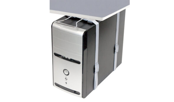 „CS27“ - CPU-Halter Axessline LiftFlex-Holder mit Schiene #430-WA11, Silber