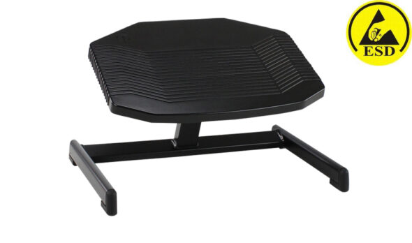„Basic-950ESD“ - ESD Fußstütze mit Handbedienung, Schwarz