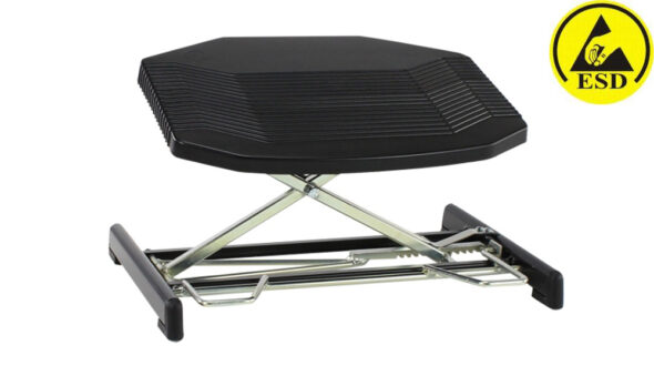 „Basic-952-ESD“ – ESD Fußstütze mit Fußbedienung, Schwarz