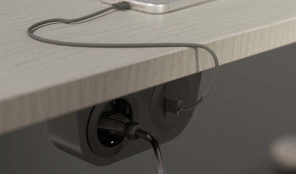 „SF02B“ - PowerDot Bracket-02 - Halterung für 2 PowerDot MINI, Schwarz