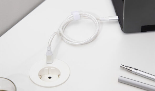 „PM62W-GST“ – PowerDot-PM62W-GST MIDI Compact-62W-GST Mehrzweckdose Ø 60 mm (GST18i3) - ohne einstellbare Tiefen, Weiß