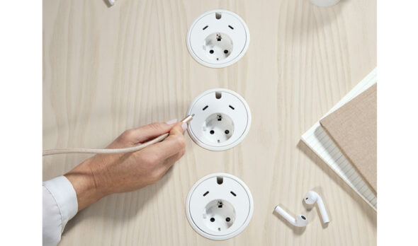 „PD17W-GST“ - PowerDot-17-GST Mehrzweckdosen Ø 79 mm (GST18i3) - mit 2 einstellbaren Tiefen, Weiß